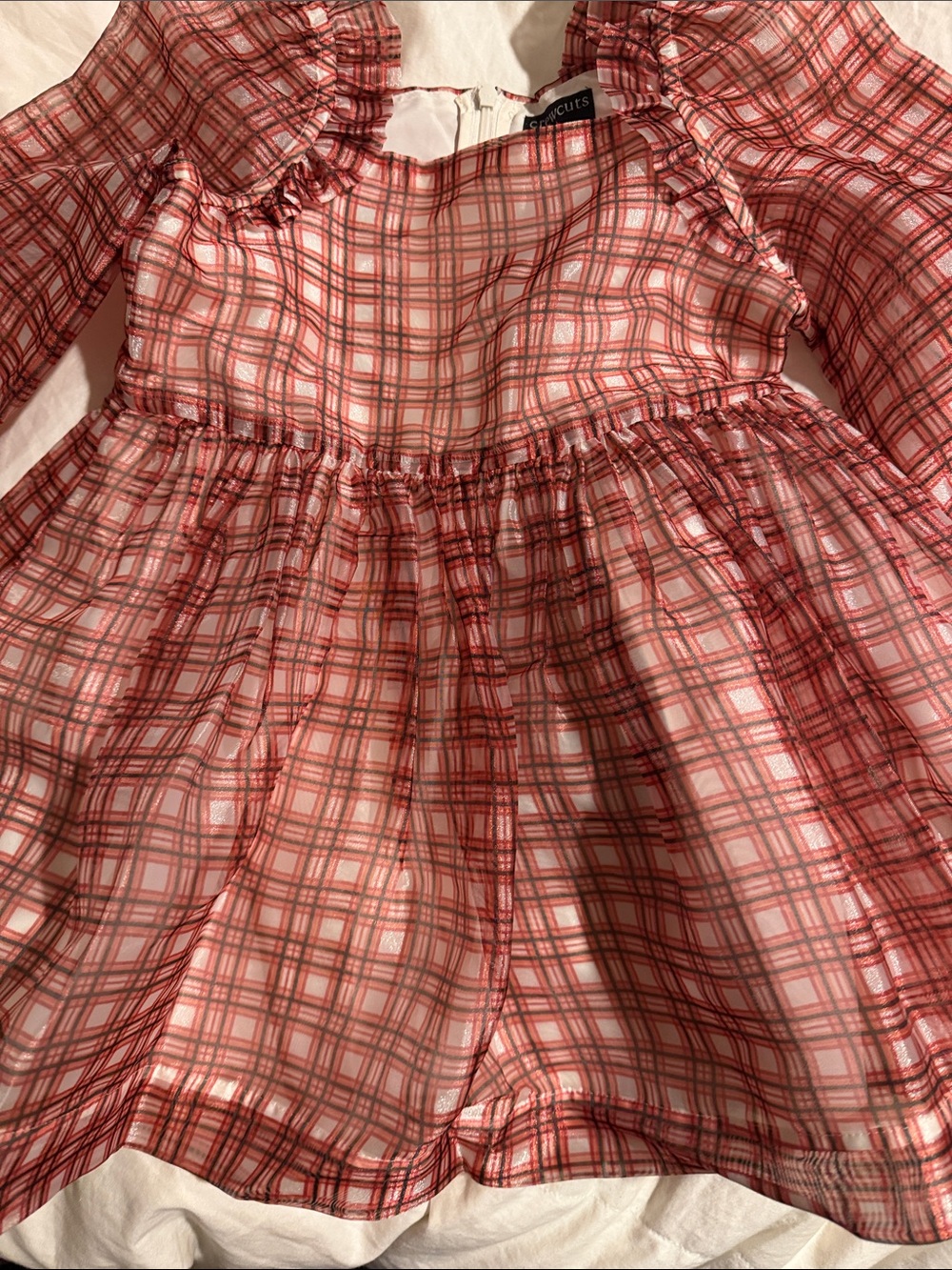 Crewcuts Pink Plaid Girls' Formal Dress